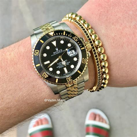 rolex two tone submariner jubilee band|Rolex Submariner with jubilee bracelet.